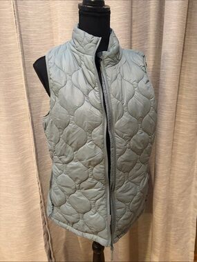 Eddie Bauer Quilted Pale Blue Women's Puffer Vest